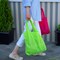 Wrapables Large & Small Foldable Tote Nylon Reusable Grocery Bags, Set of 2